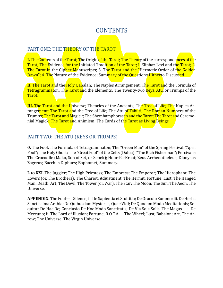 Original scan of The Book of Thoth, PDF page 6