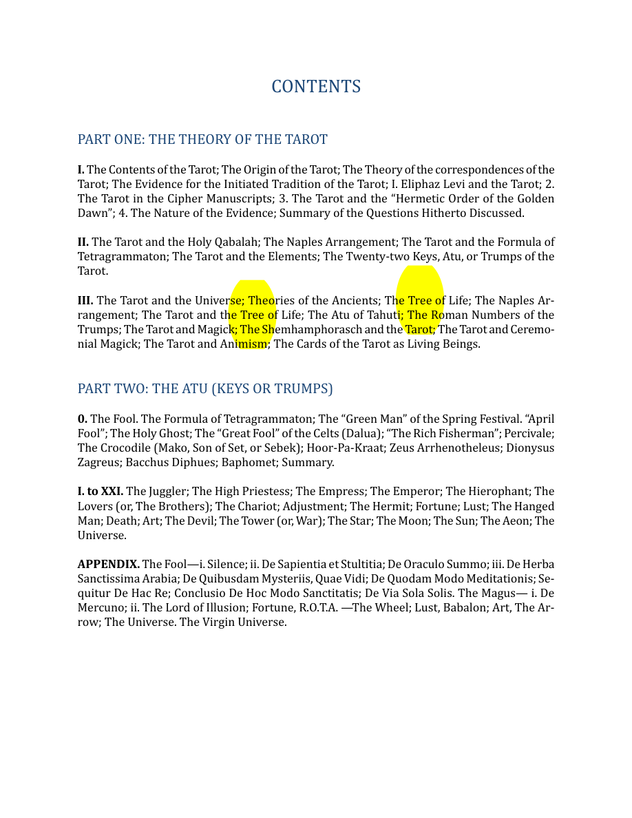 Original scan of The Book of Thoth, PDF page 6