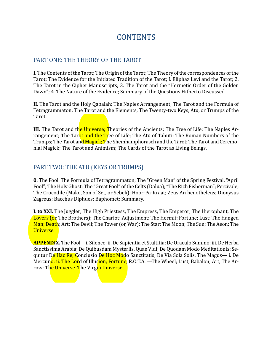 Original scan of The Book of Thoth, PDF page 6
