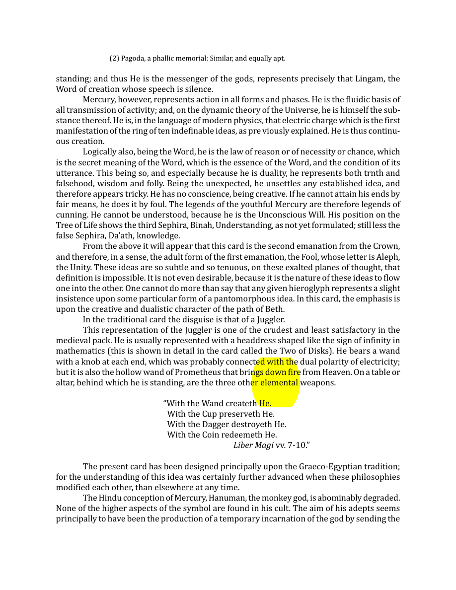 Original scan of The Book of Thoth, PDF page 60