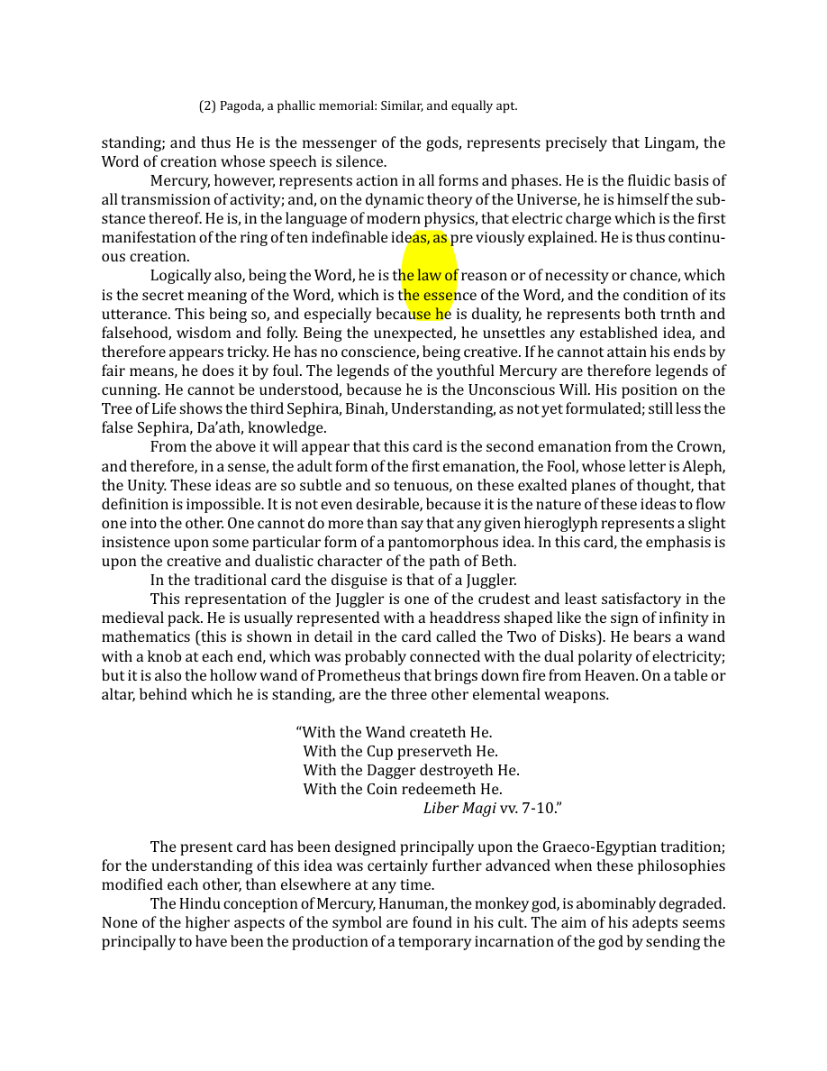 Original scan of The Book of Thoth, PDF page 60