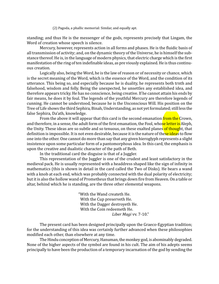 Original scan of The Book of Thoth, PDF page 60