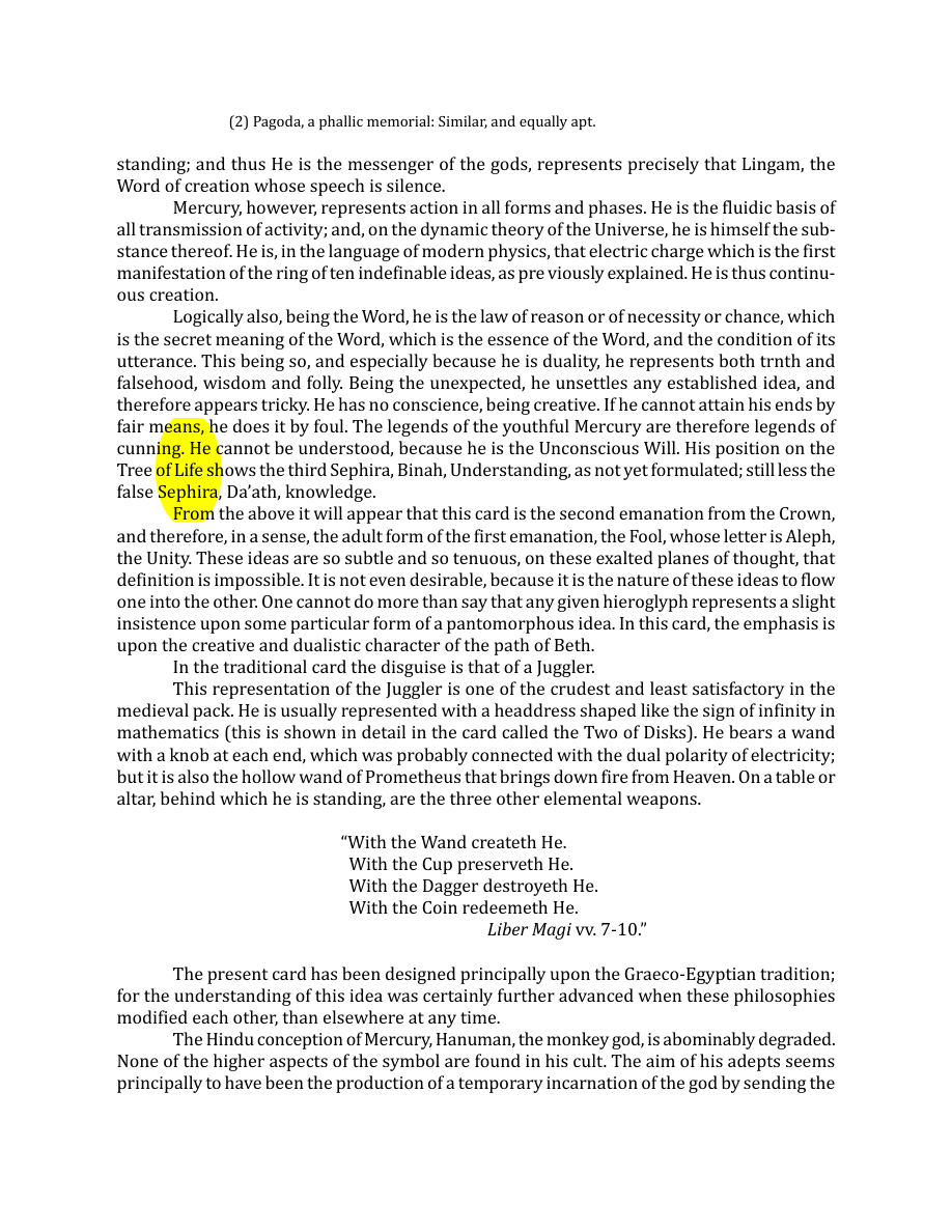 Original scan of The Book of Thoth, PDF page 60