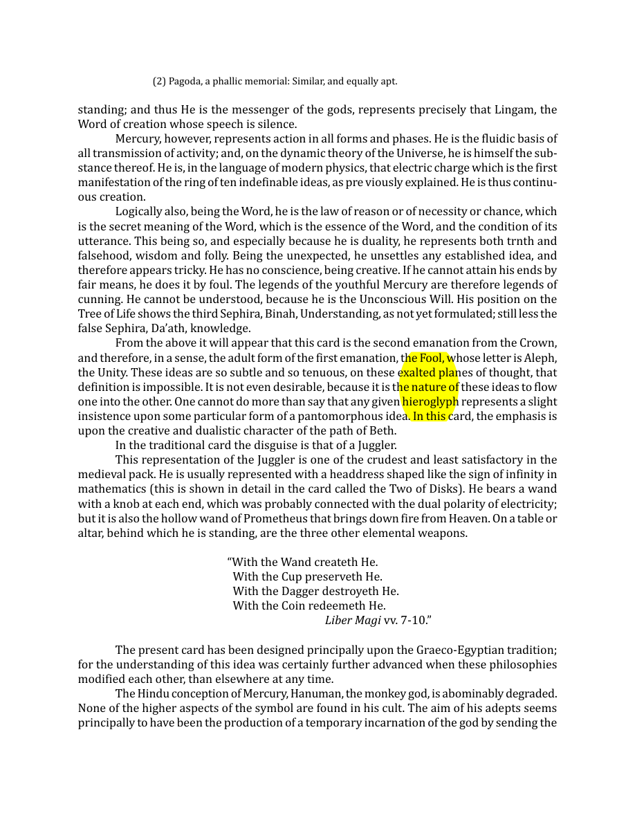 Original scan of The Book of Thoth, PDF page 60