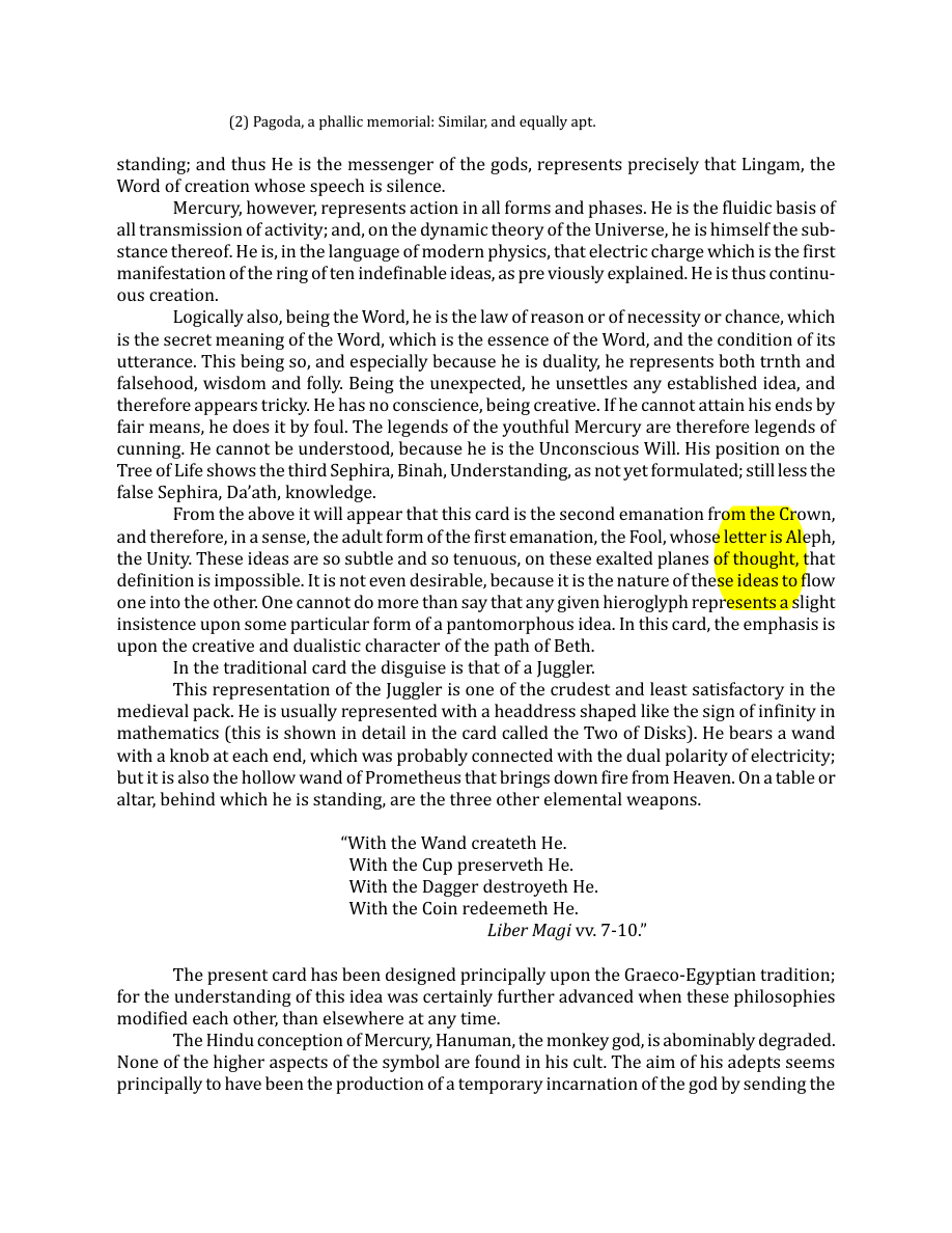 Original scan of The Book of Thoth, PDF page 60