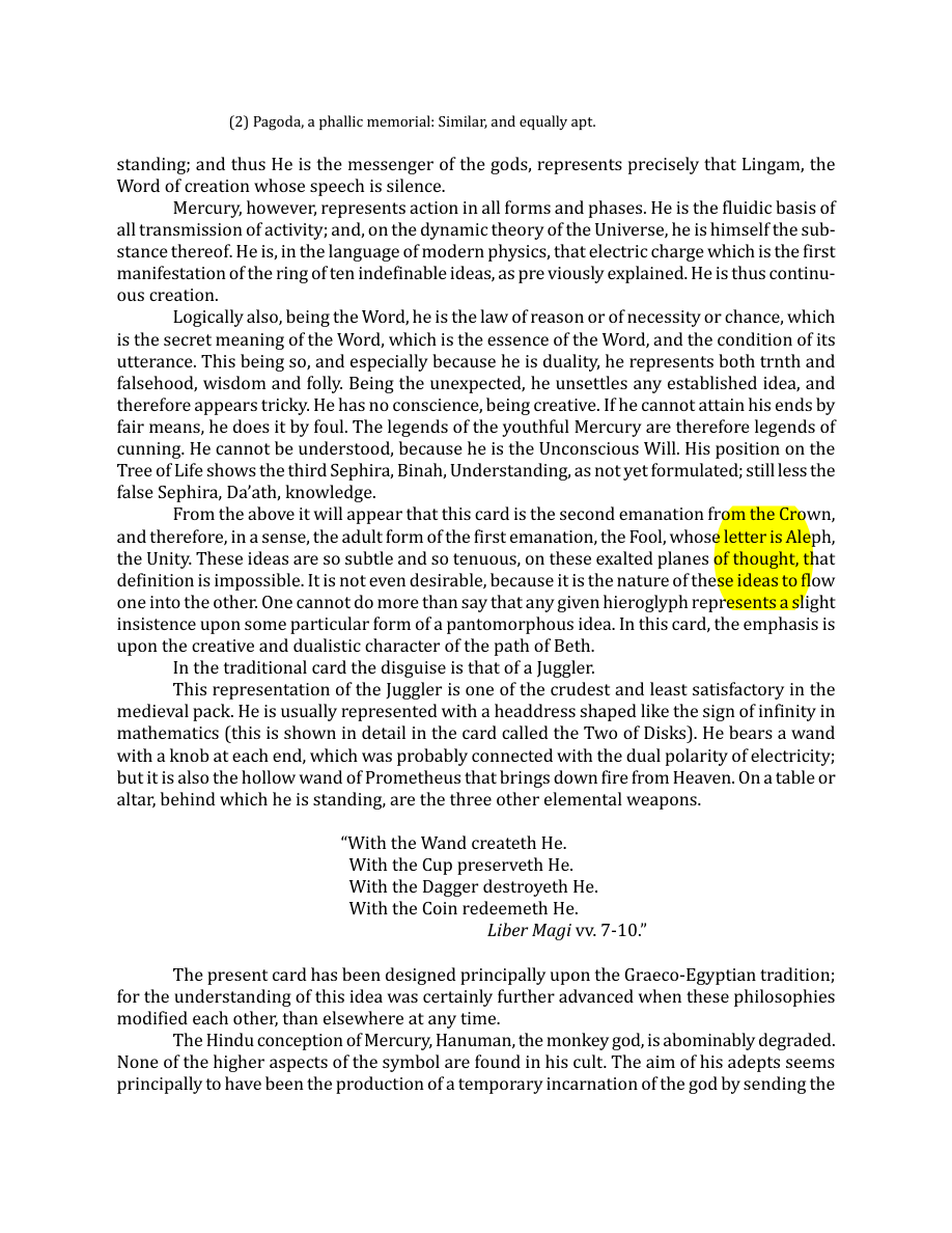 Original scan of The Book of Thoth, PDF page 60