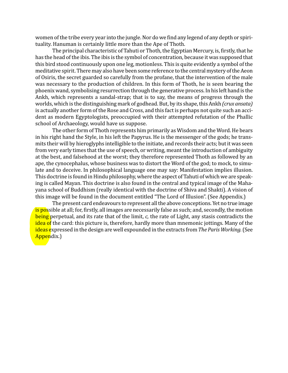 Original scan of The Book of Thoth, PDF page 61