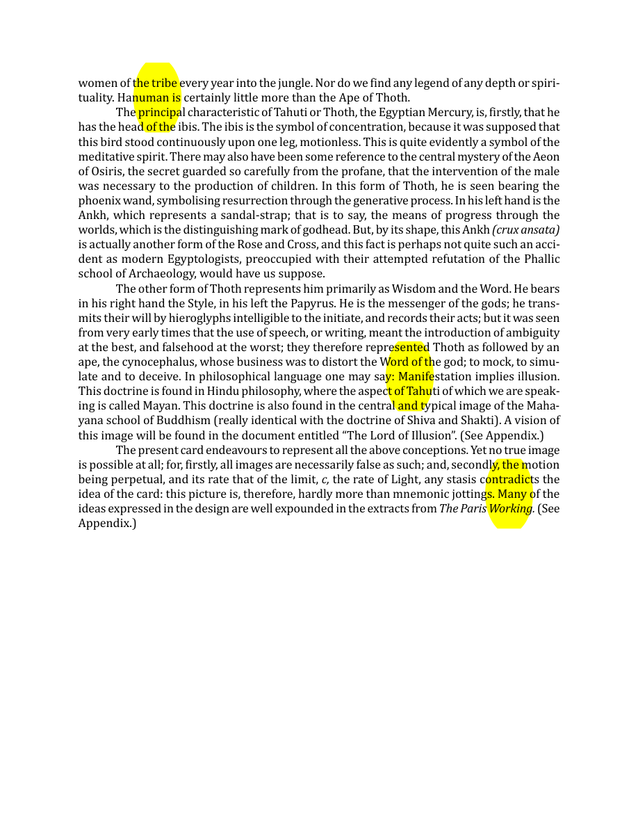Original scan of The Book of Thoth, PDF page 61