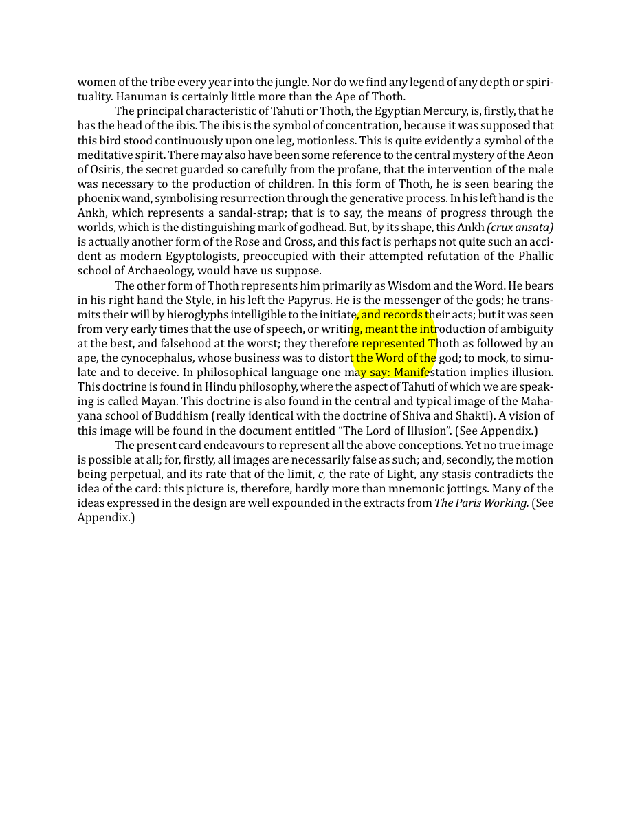 Original scan of The Book of Thoth, PDF page 61
