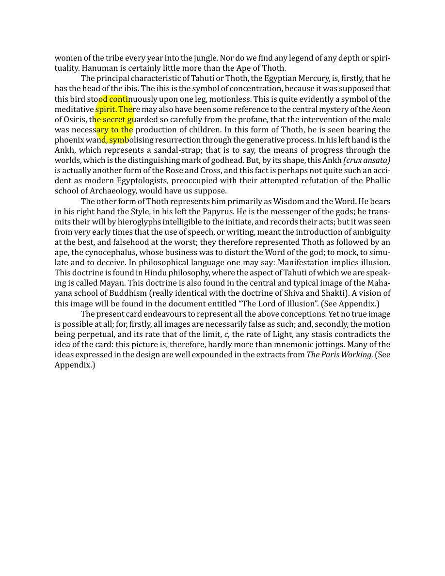 Original scan of The Book of Thoth, PDF page 61