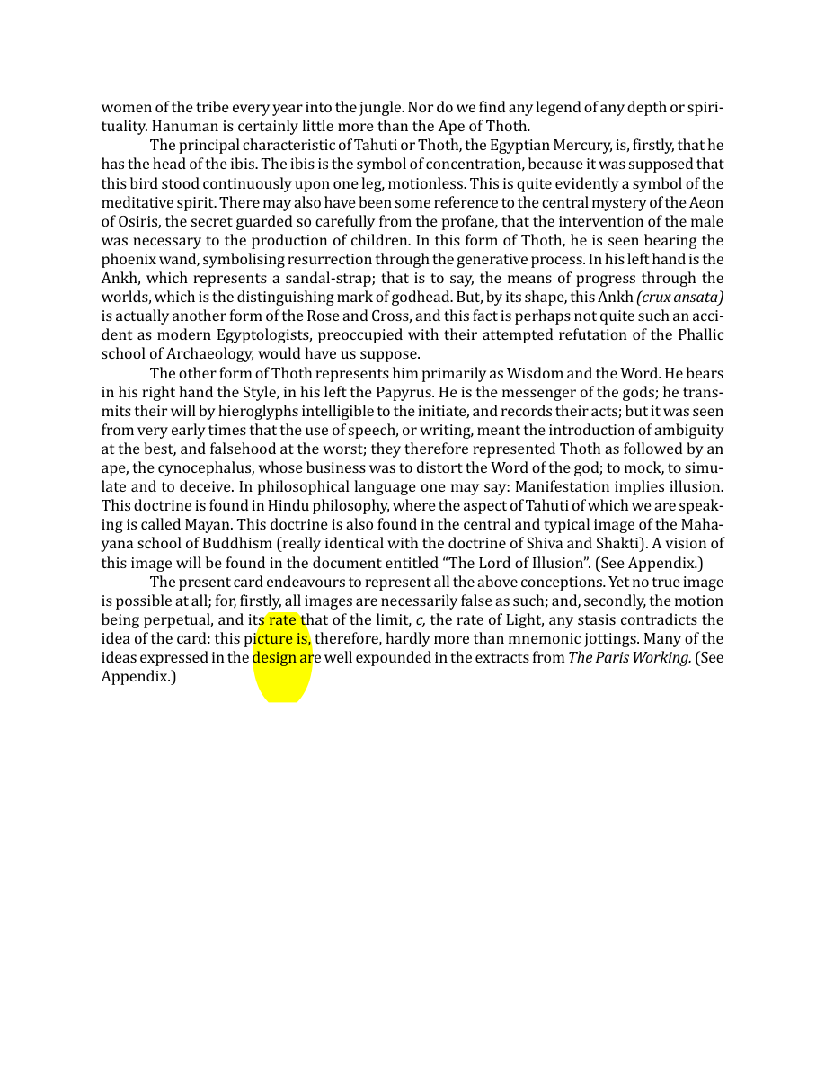 Original scan of The Book of Thoth, PDF page 61