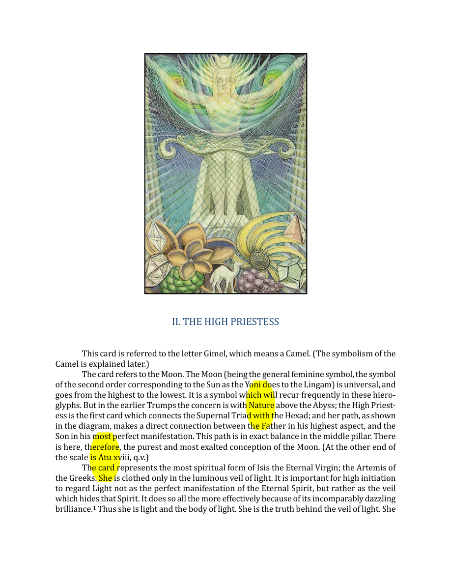 Original scan of The Book of Thoth, PDF page 62
