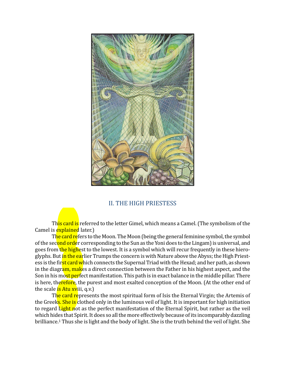 Original scan of The Book of Thoth, PDF page 62