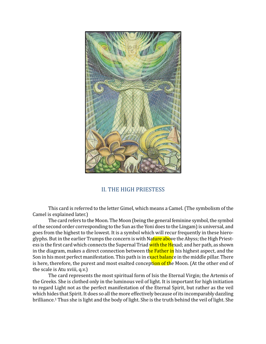 Original scan of The Book of Thoth, PDF page 62