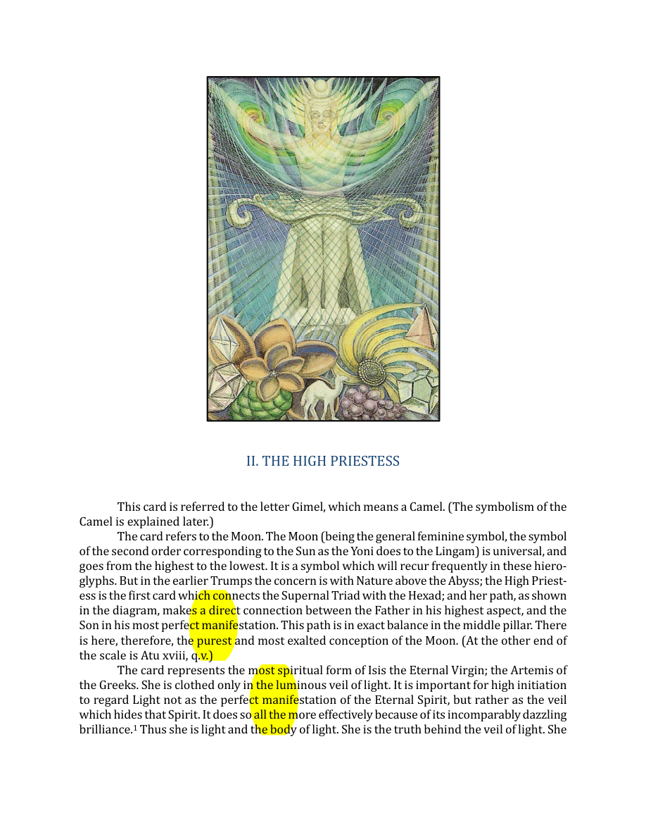 Original scan of The Book of Thoth, PDF page 62