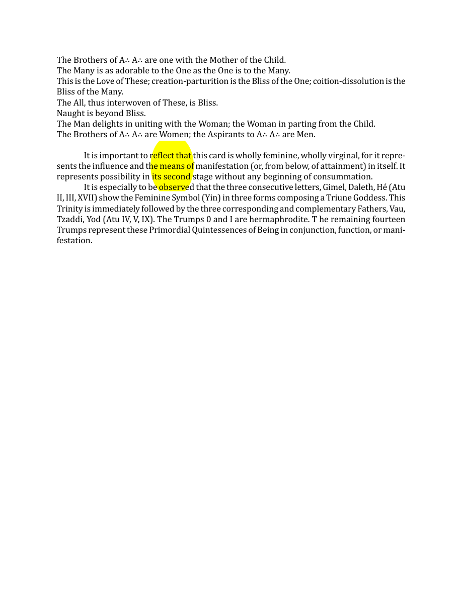 Original scan of The Book of Thoth, PDF page 64