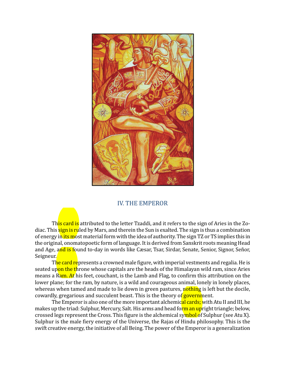 Original scan of The Book of Thoth, PDF page 67