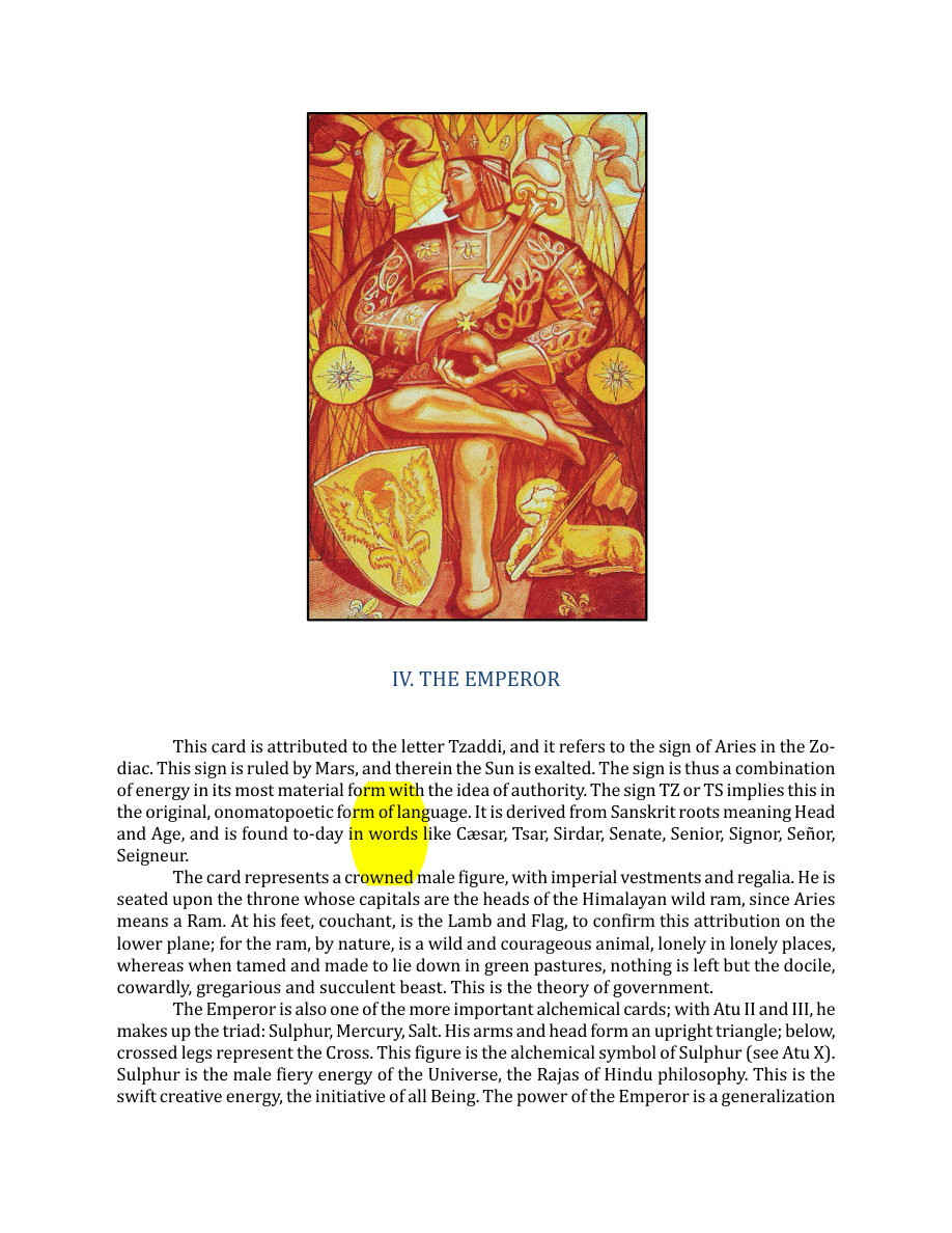 Original scan of The Book of Thoth, PDF page 67