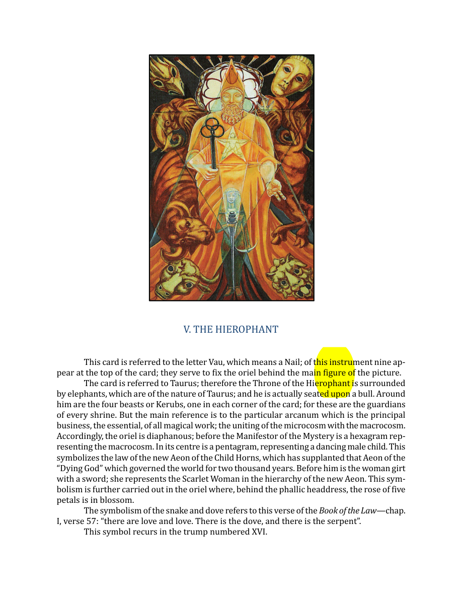 Original scan of The Book of Thoth, PDF page 69