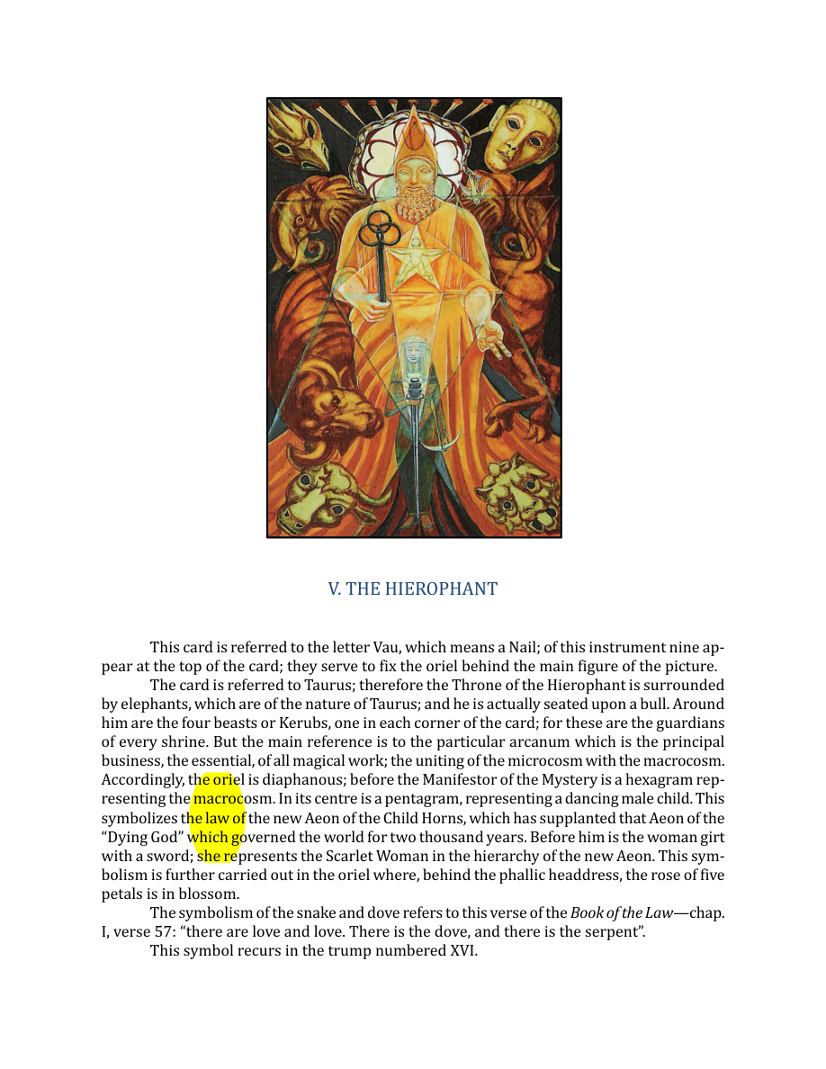 Original scan of The Book of Thoth, PDF page 69
