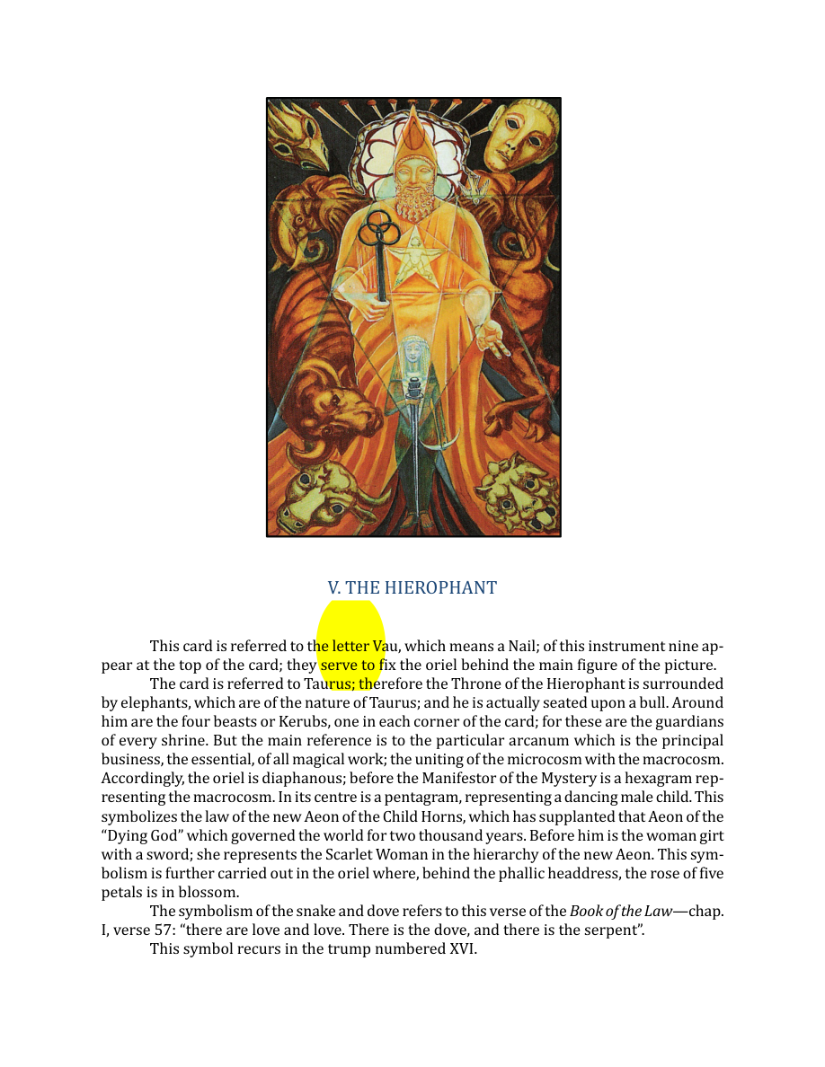 Original scan of The Book of Thoth, PDF page 69