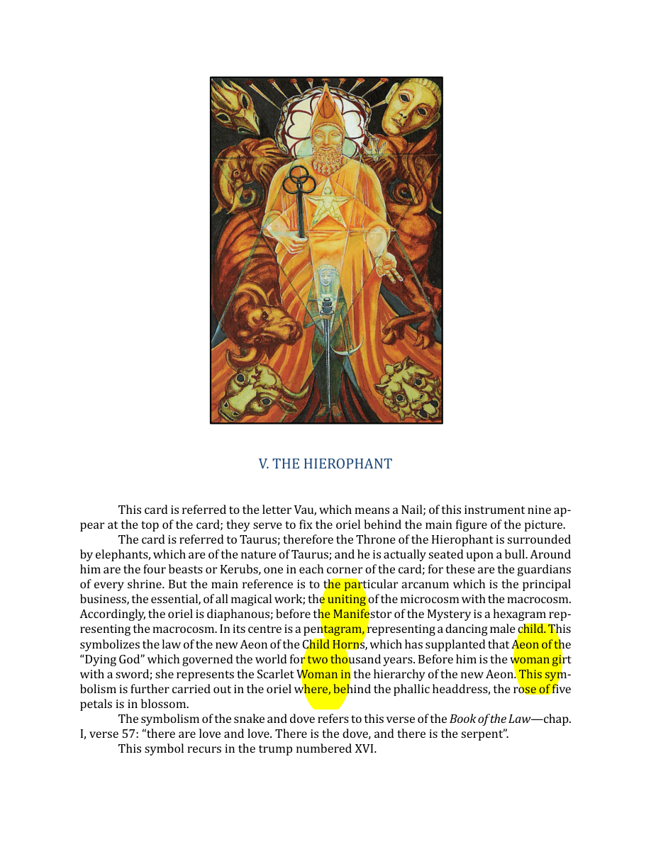 Original scan of The Book of Thoth, PDF page 69