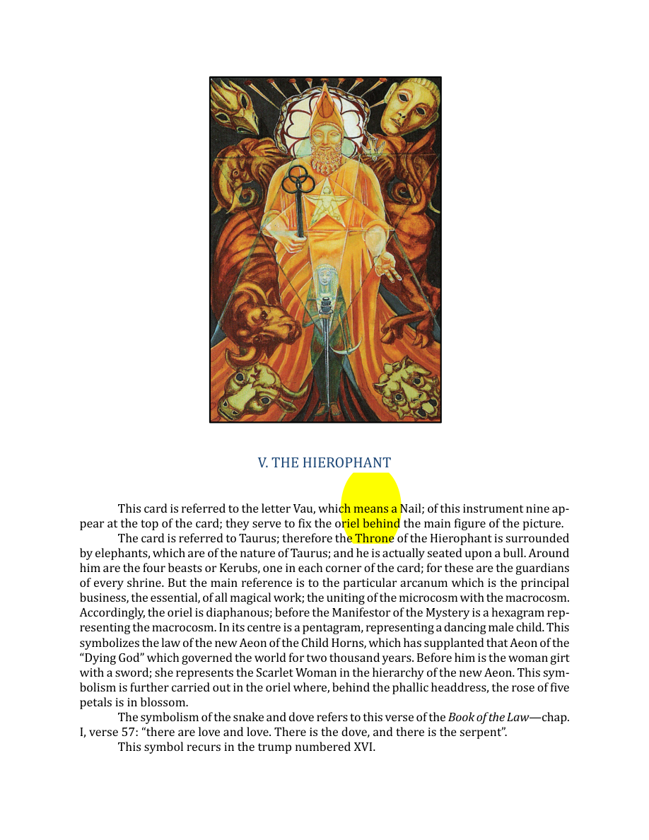 Original scan of The Book of Thoth, PDF page 69