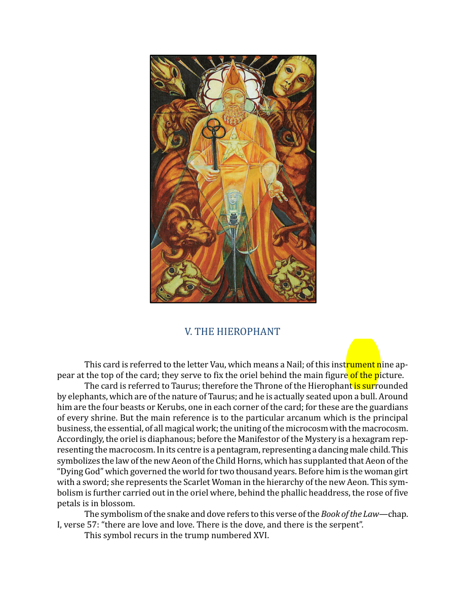 Original scan of The Book of Thoth, PDF page 69