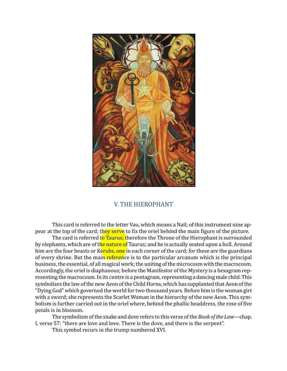 Original scan of The Book of Thoth, PDF page 69
