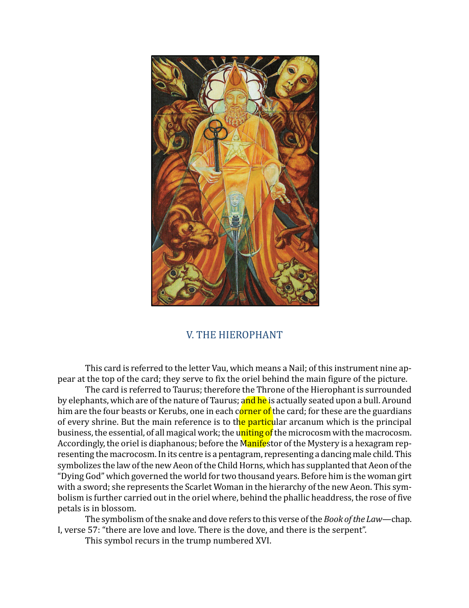 Original scan of The Book of Thoth, PDF page 69