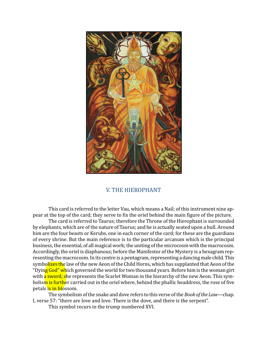 Original scan of The Book of Thoth, PDF page 69