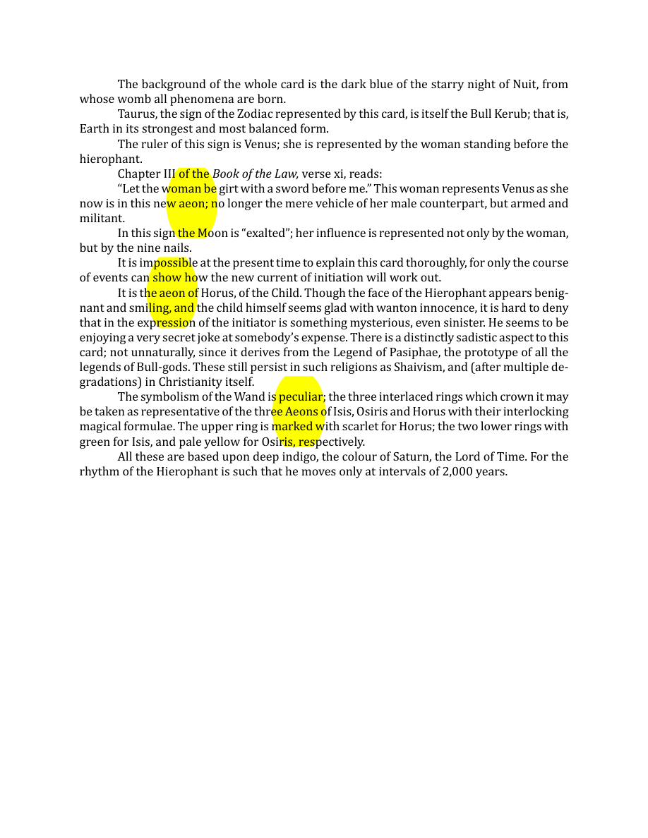 Original scan of The Book of Thoth, PDF page 70