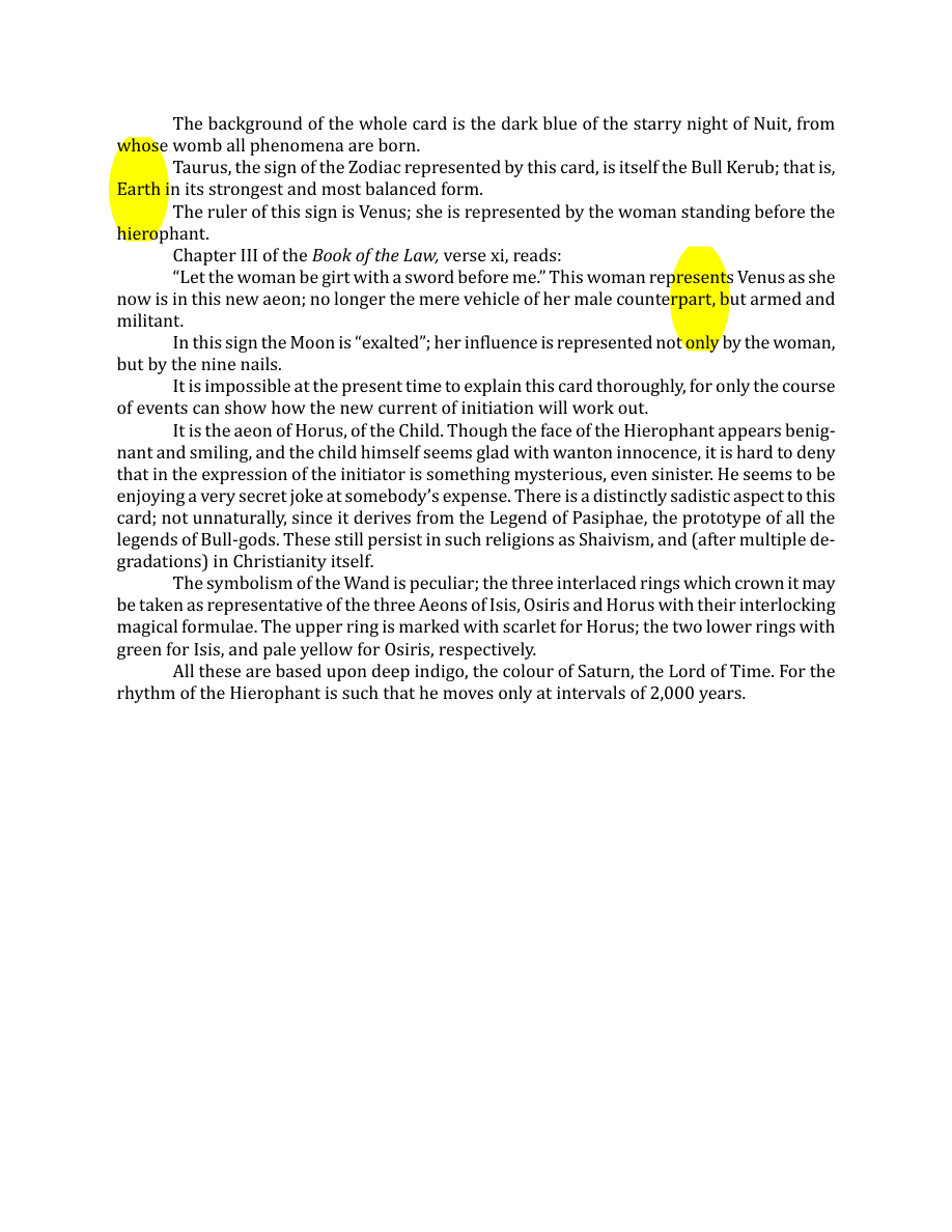 Original scan of The Book of Thoth, PDF page 70