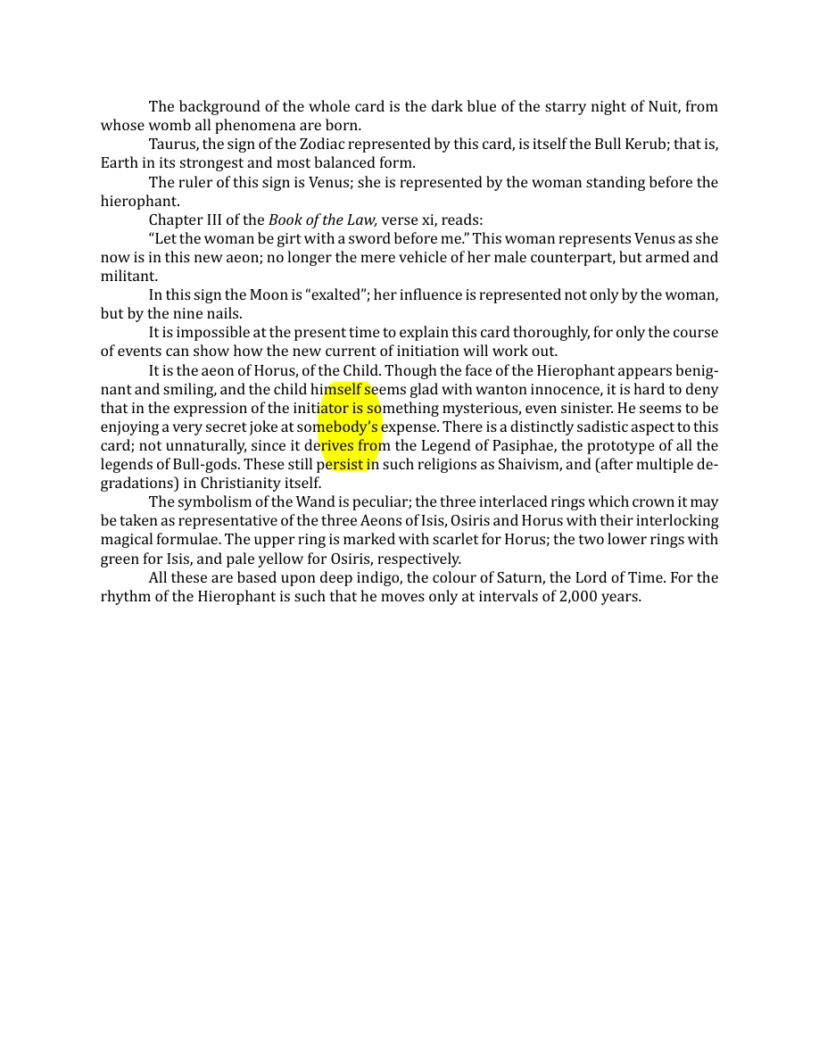Original scan of The Book of Thoth, PDF page 70