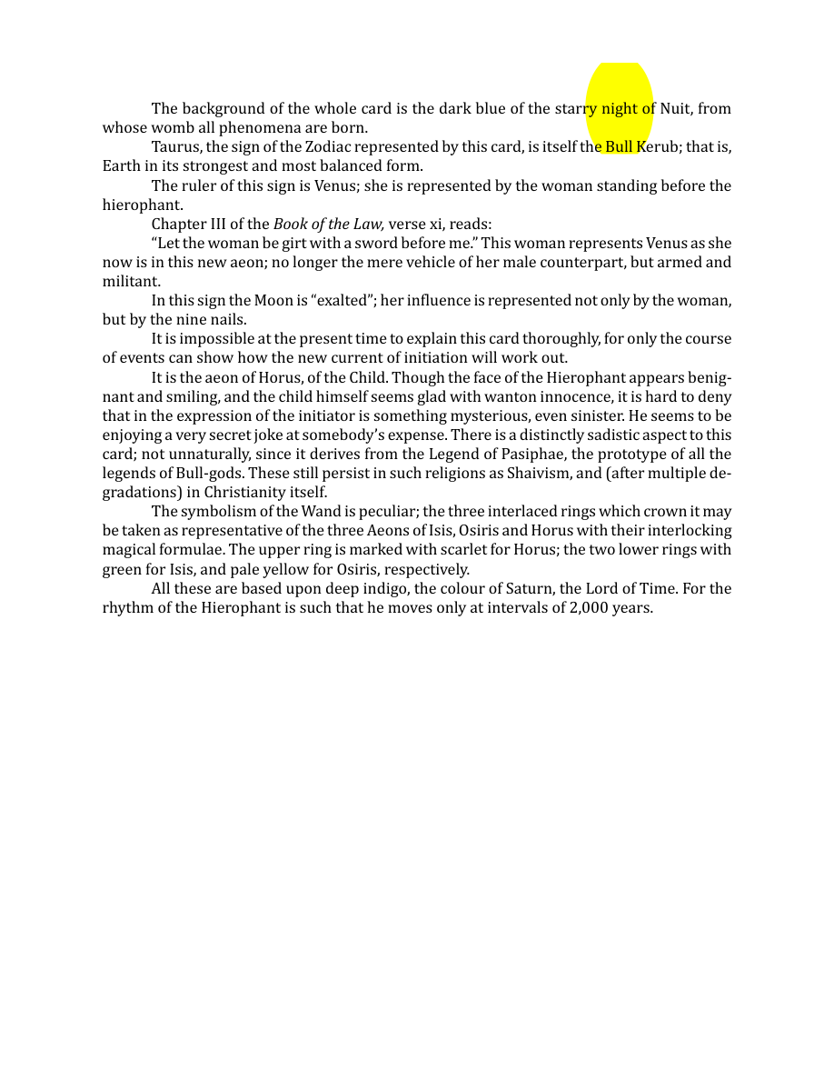 Original scan of The Book of Thoth, PDF page 70