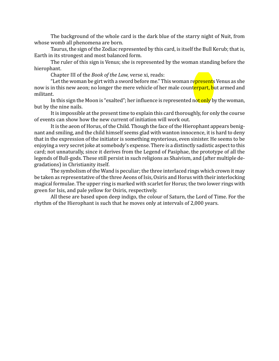 Original scan of The Book of Thoth, PDF page 70