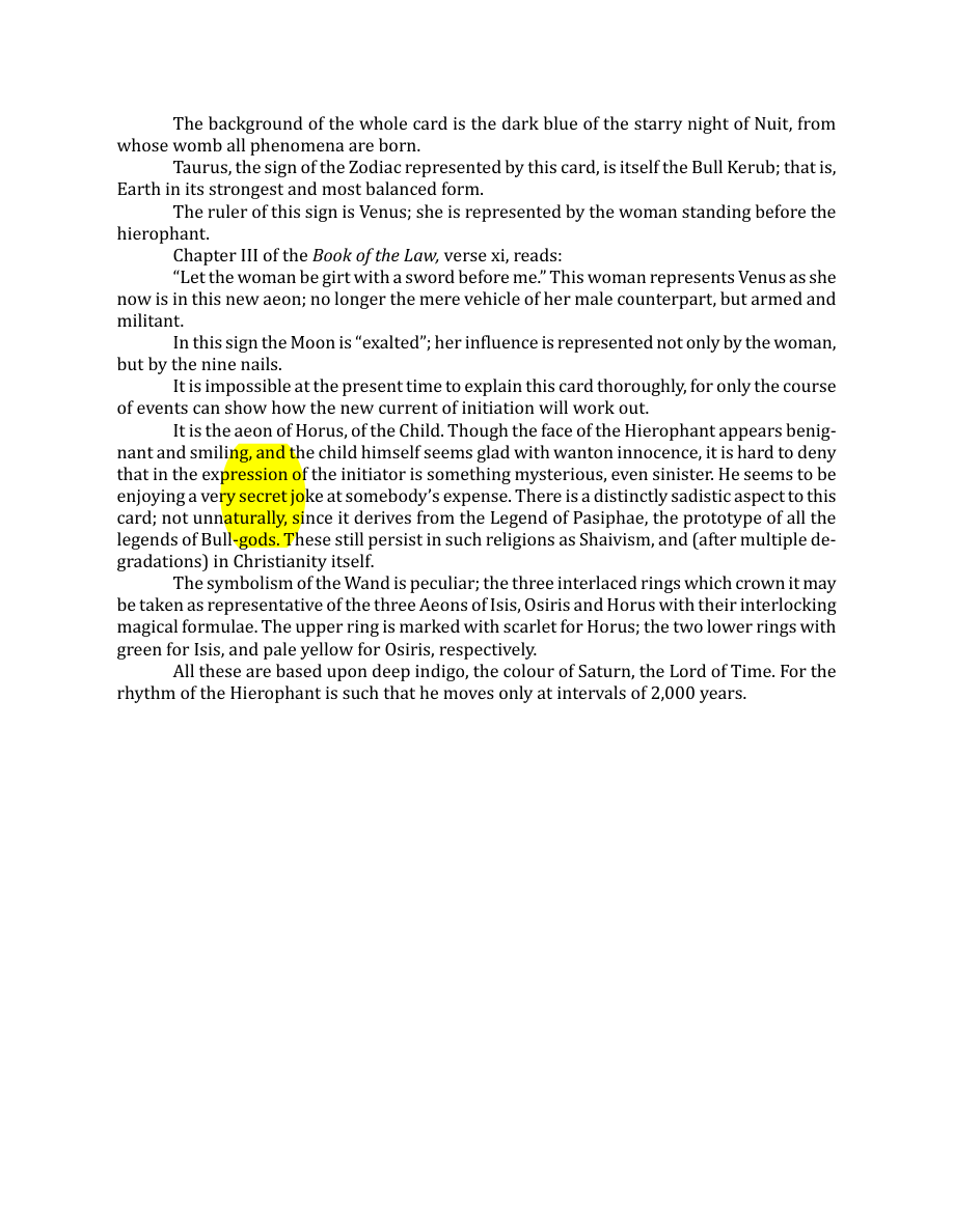 Original scan of The Book of Thoth, PDF page 70