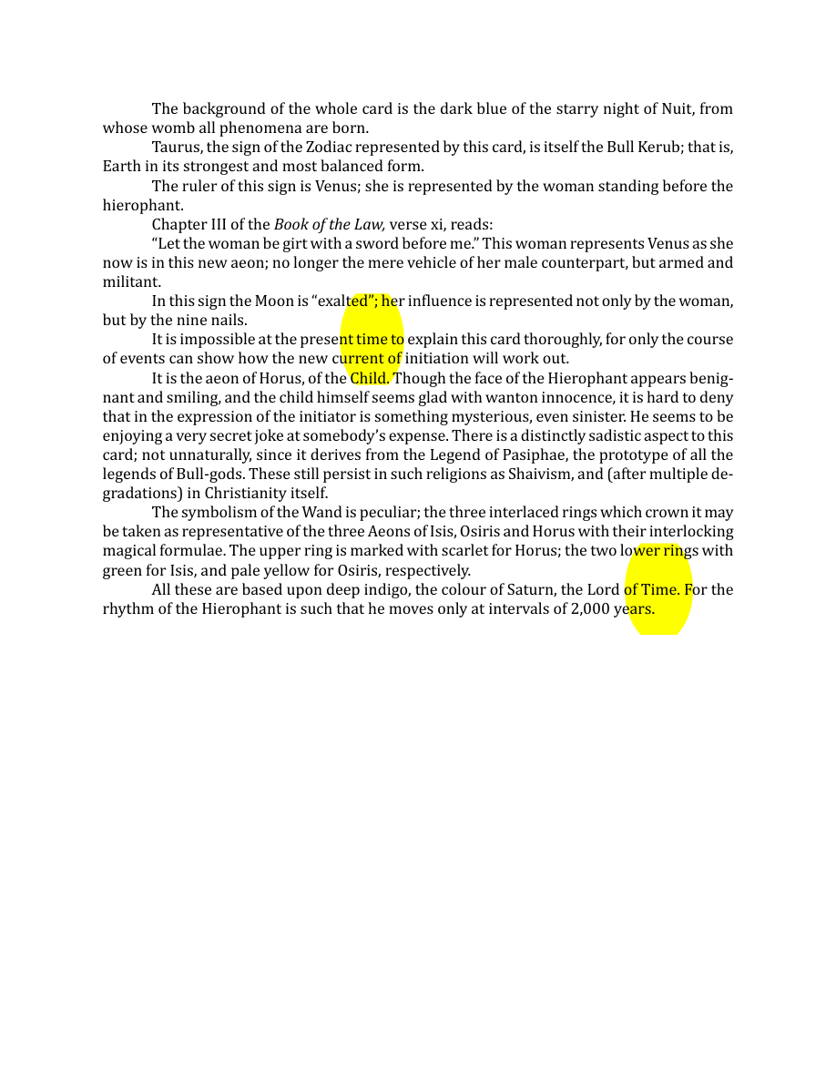 Original scan of The Book of Thoth, PDF page 70
