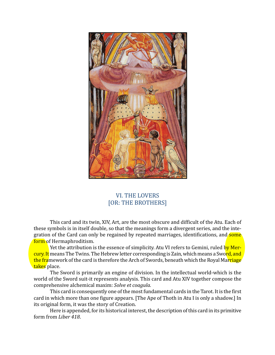 Original scan of The Book of Thoth, PDF page 71