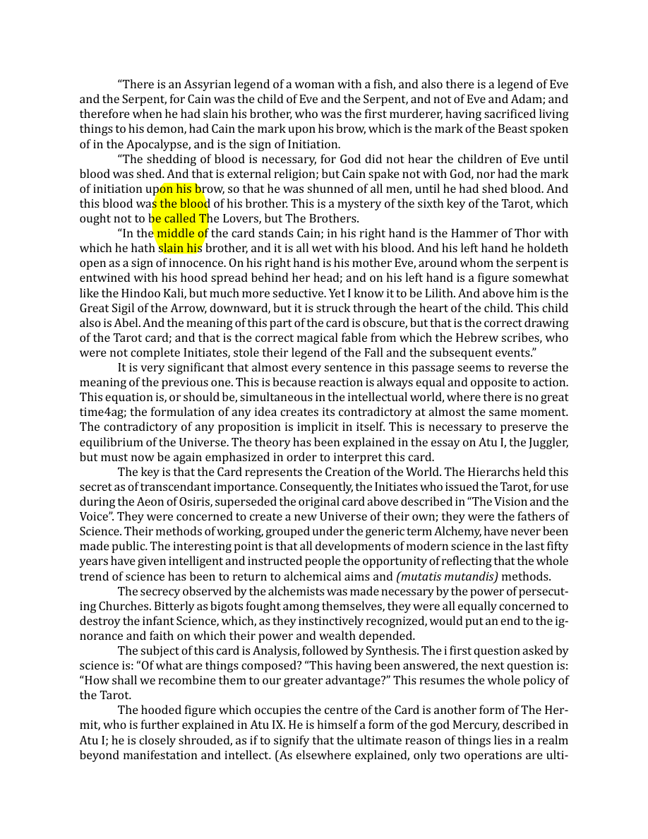 Original scan of The Book of Thoth, PDF page 72