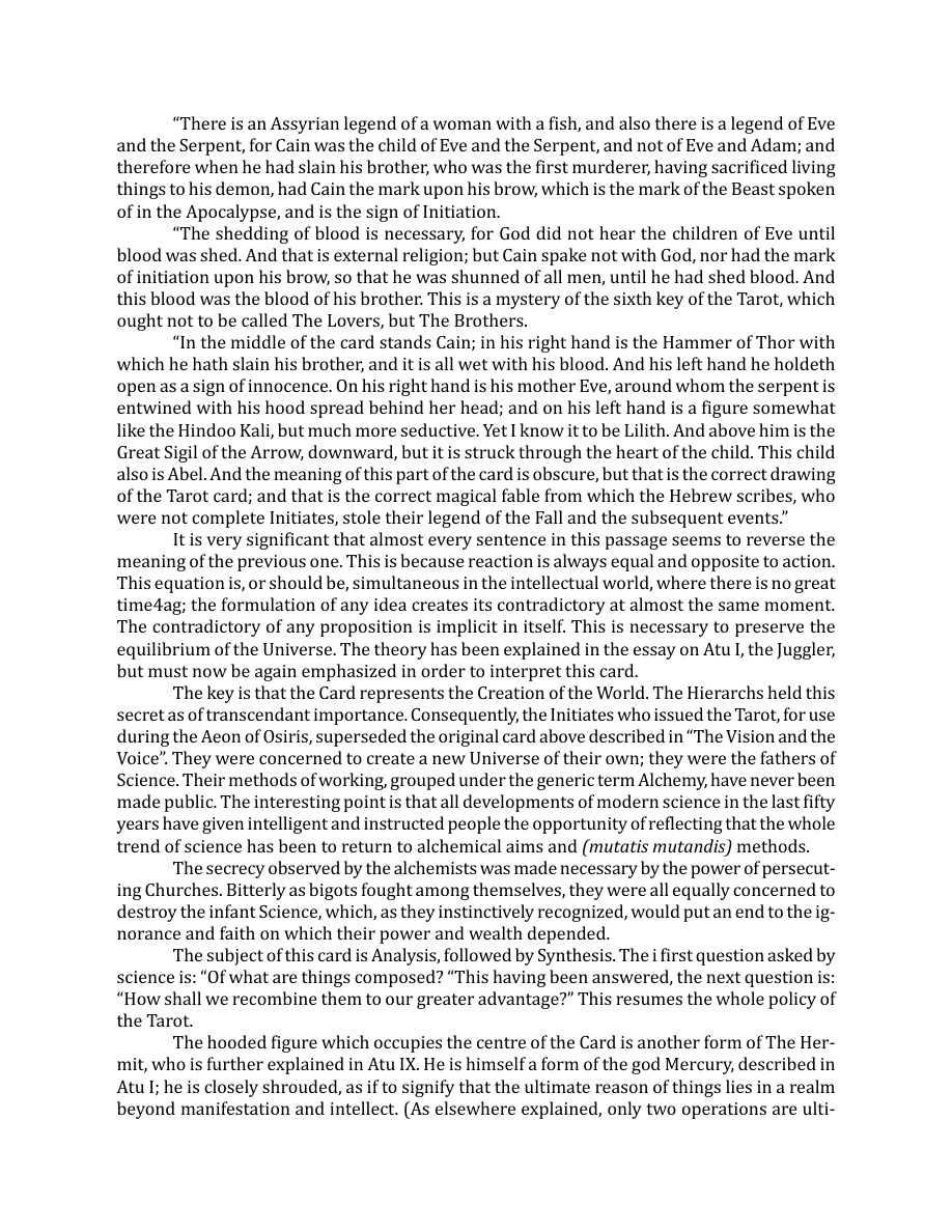 Original scan of The Book of Thoth, PDF page 72