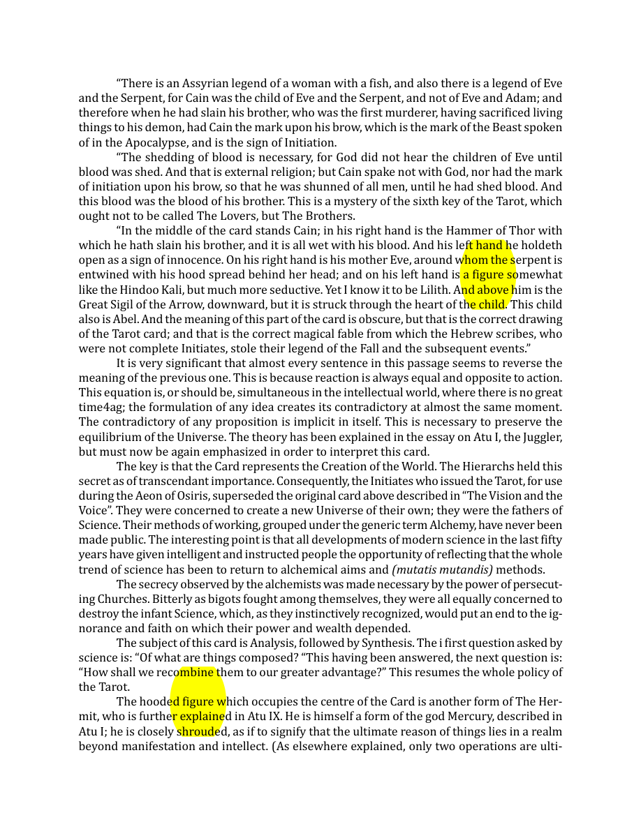 Original scan of The Book of Thoth, PDF page 72
