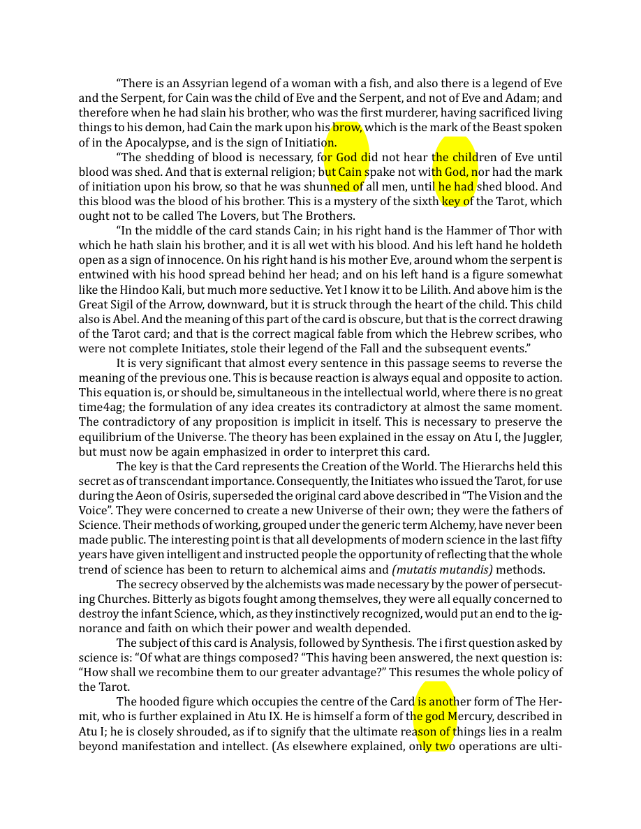 Original scan of The Book of Thoth, PDF page 72