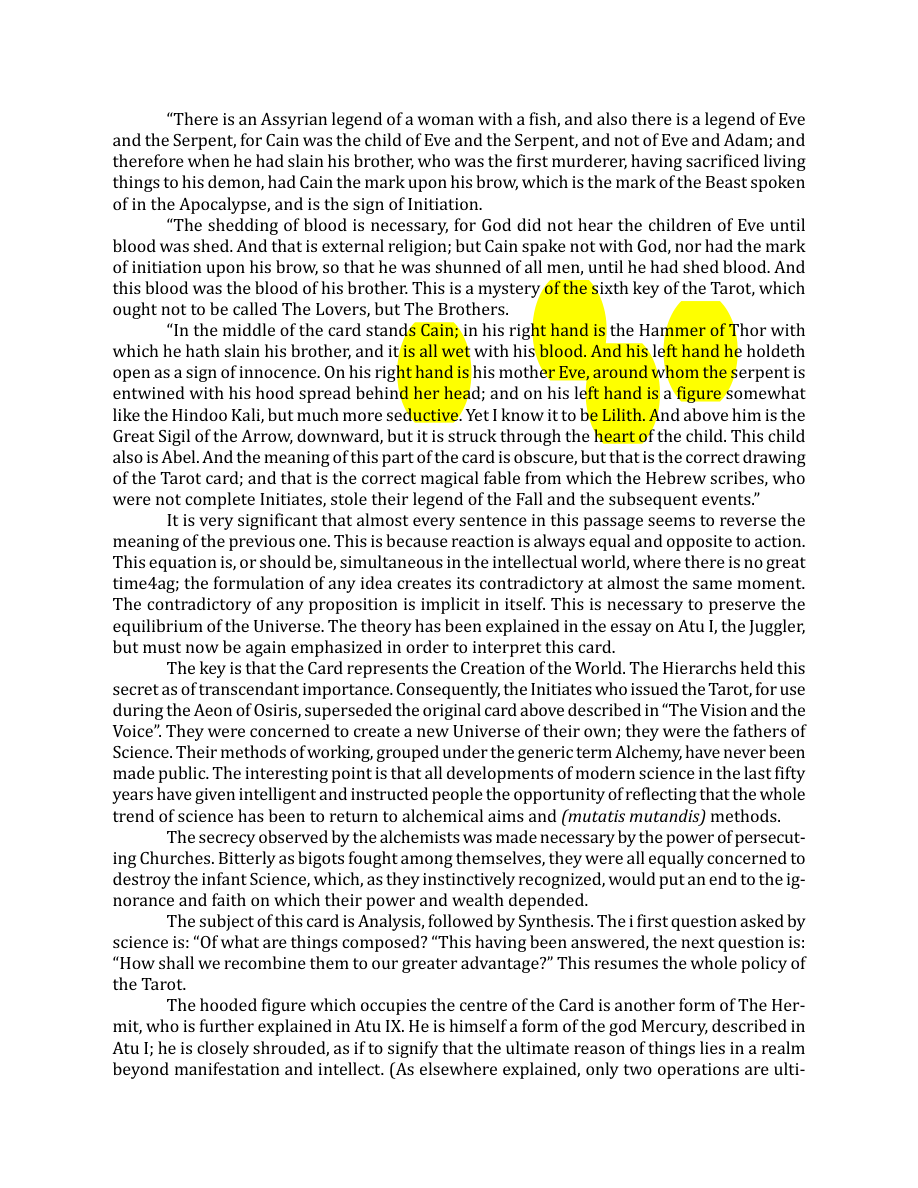 Original scan of The Book of Thoth, PDF page 72