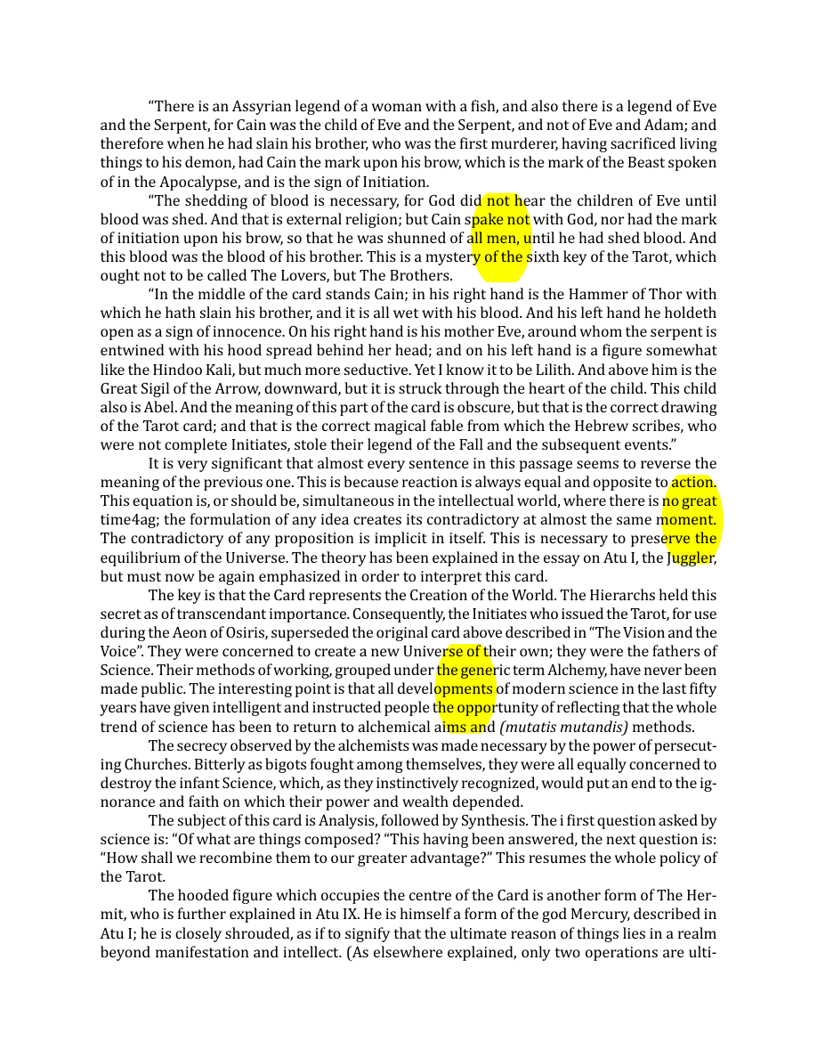 Original scan of The Book of Thoth, PDF page 72