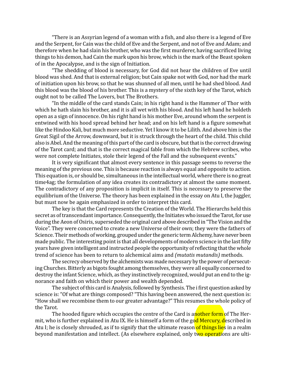 Original scan of The Book of Thoth, PDF page 72