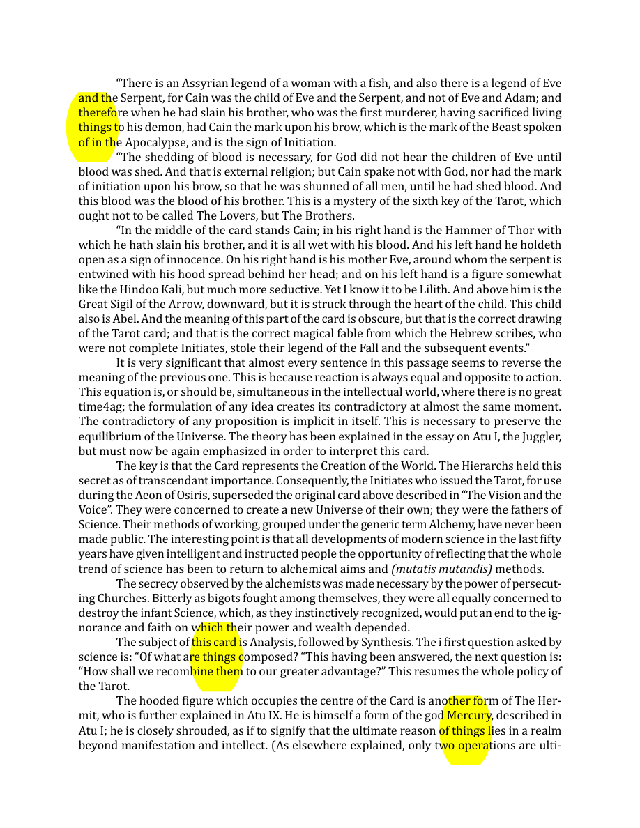 Original scan of The Book of Thoth, PDF page 72