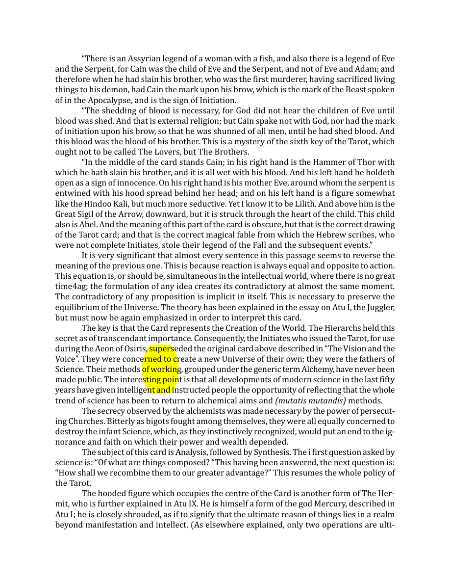 Original scan of The Book of Thoth, PDF page 72