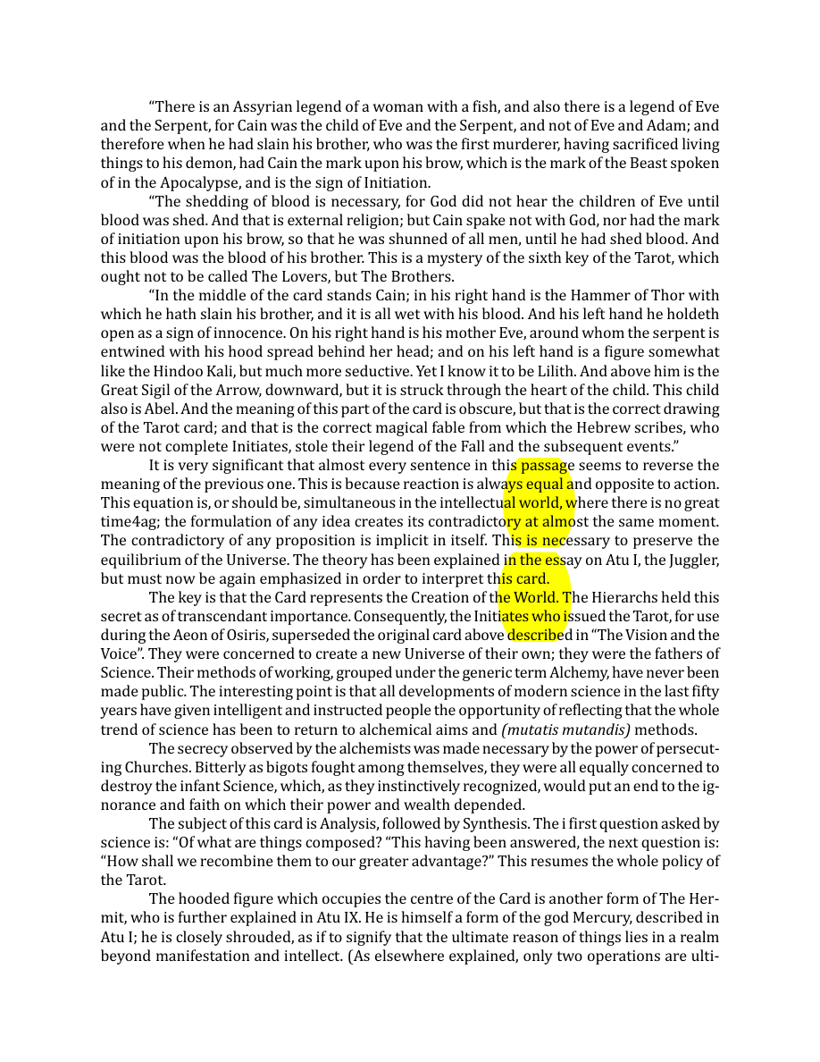 Original scan of The Book of Thoth, PDF page 72