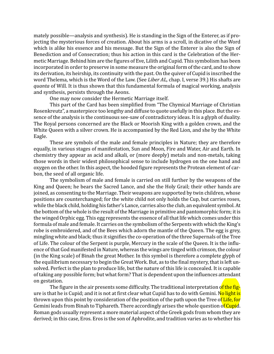 Original scan of The Book of Thoth, PDF page 73